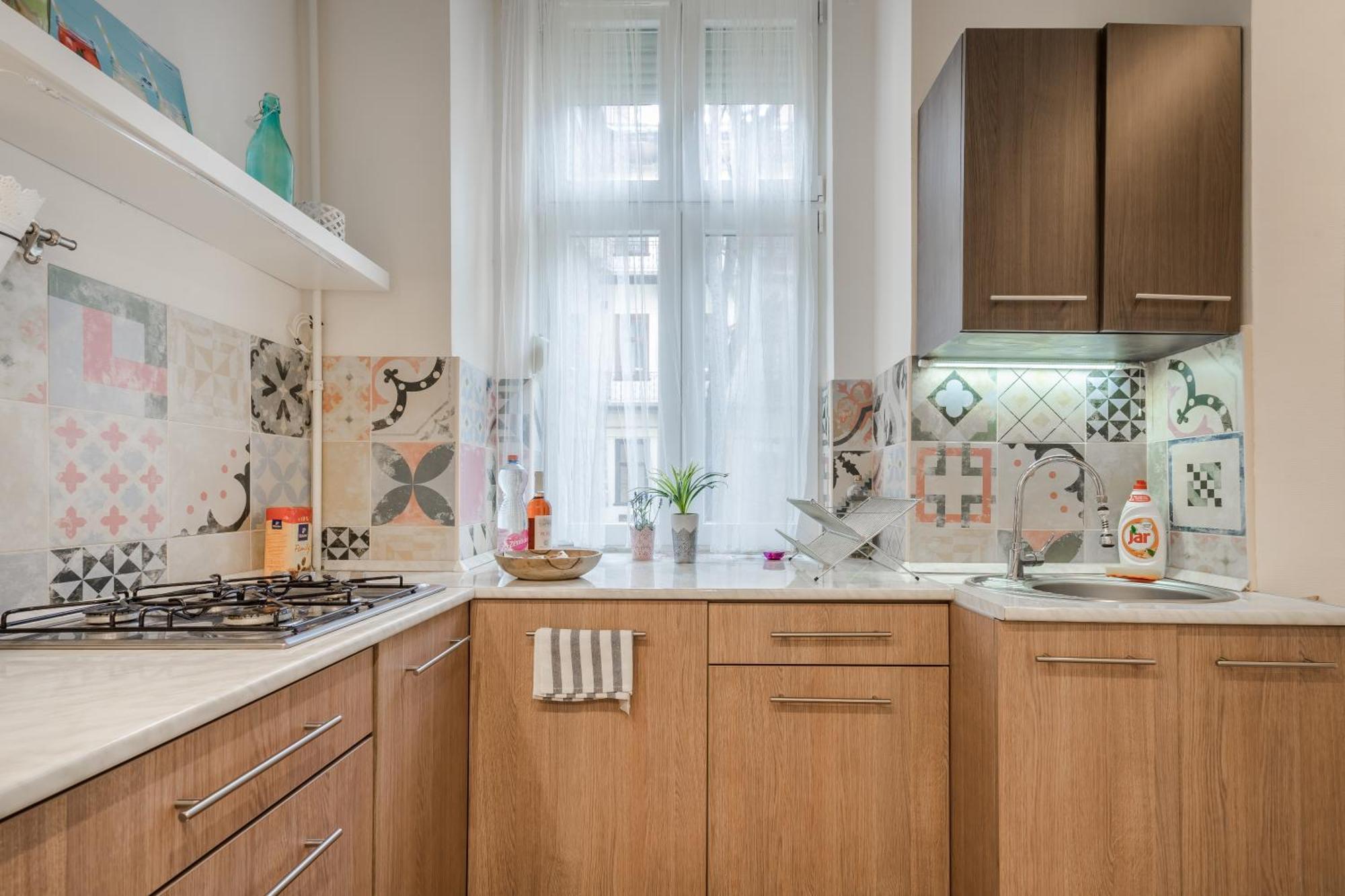 Bpr Stylish Mosaic Home With Terrace 부다페스트 외부 사진